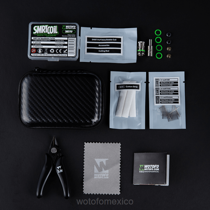 Wotofo Cigarro Eletronico - Wotofo SMRT paquete de bobina reconstruible VLN6346 paquete pnp inteligente