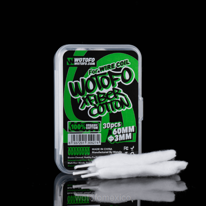 Wotofo Cigarro Eletronico - Wotofo fibra de algodon VLN6316 3 mm-30 piezas de espesor
