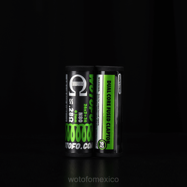 Wotofo Desechable - Wotofo bobinas prefabricadas VLN6314 Clapton fusionado de doble núcleo 0,28 ohmios 10 Uds.