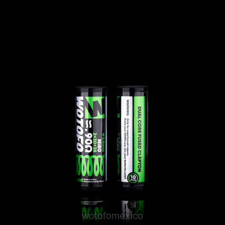 Wotofo Desechable - Wotofo bobinas prefabricadas VLN6314 Clapton fusionado de doble núcleo 0,28 ohmios 10 Uds.