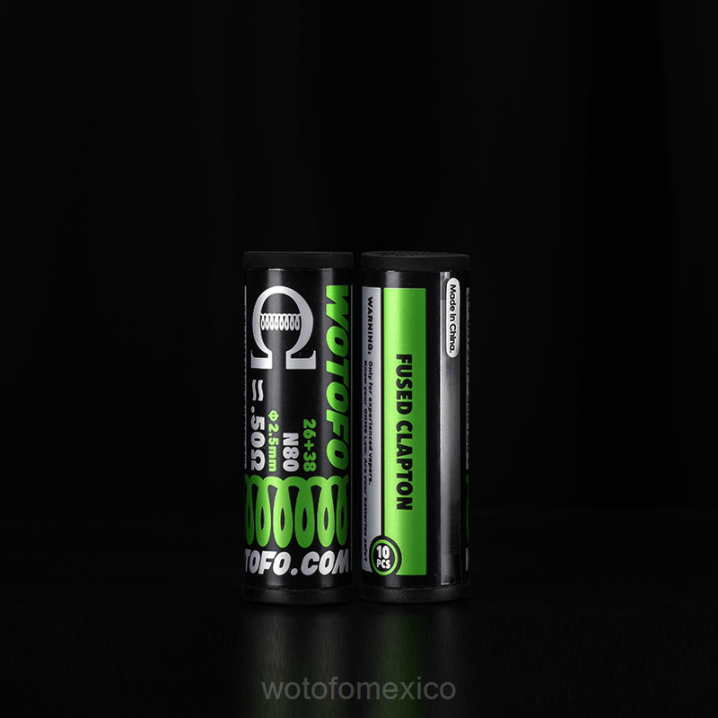 Wotofo Desechable - Wotofo bobinas prefabricadas VLN6314 Clapton fusionado de doble núcleo 0,28 ohmios 10 Uds.