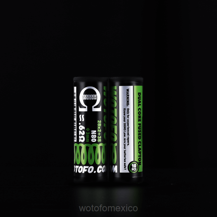 Wotofo Desechable - Wotofo bobinas prefabricadas VLN6314 Clapton fusionado de doble núcleo 0,28 ohmios 10 Uds.