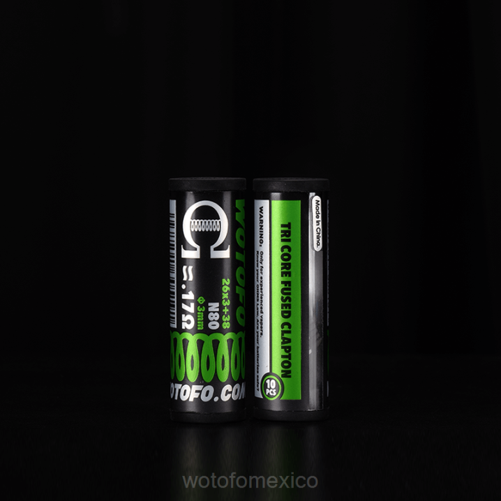 Wotofo Desechable - Wotofo bobinas prefabricadas VLN6314 Clapton fusionado de doble núcleo 0,28 ohmios 10 Uds.