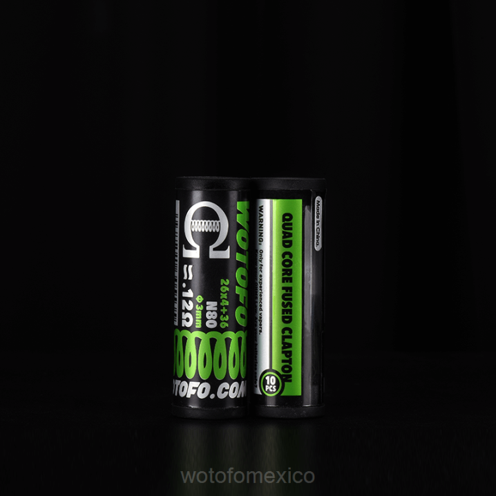 Wotofo Desechable - Wotofo bobinas prefabricadas VLN6314 Clapton fusionado de doble núcleo 0,28 ohmios 10 Uds.