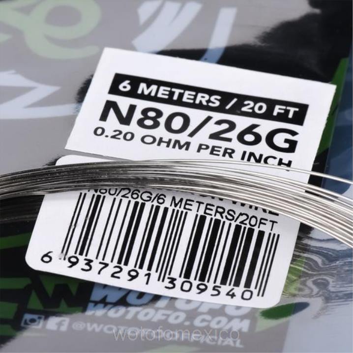 alambre de competición ni80 - 26g