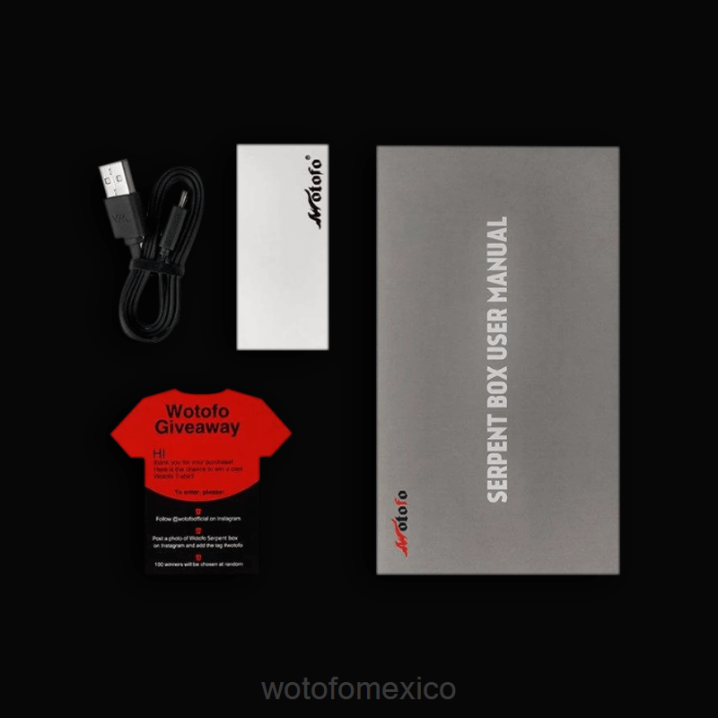 Wotofo Desechable - Wotofo SERPENT mod de caja de 50w VLN6114 azul oscuro