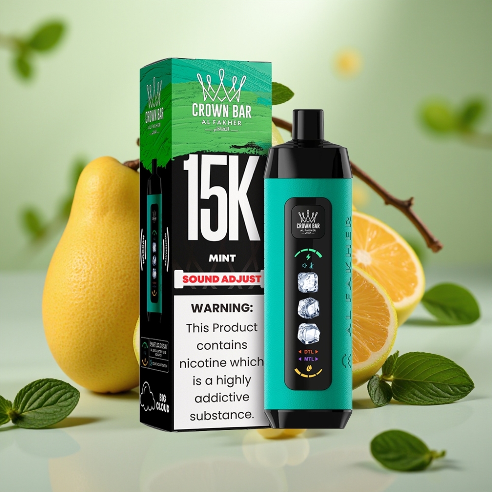Al Fakher 15k Ice Adjust Clouds Disposable 15000 chupadas 22ml menta