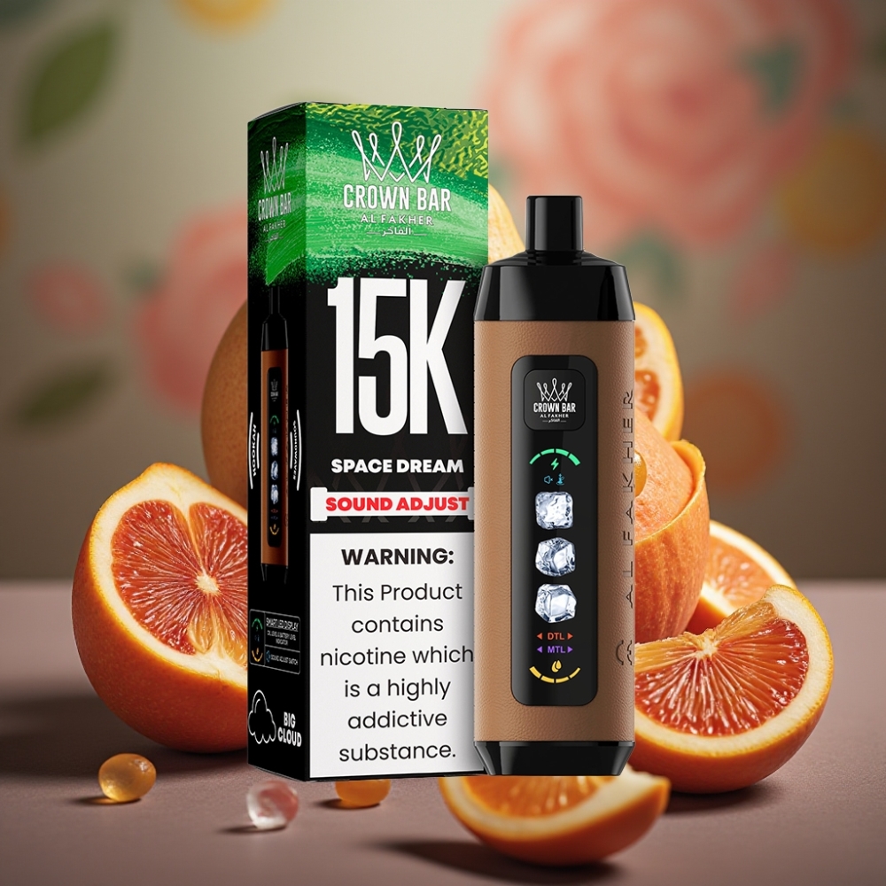 Al Fakher 15k Ice Adjust Clouds Disposable 15000 puffs 22ml 5mg