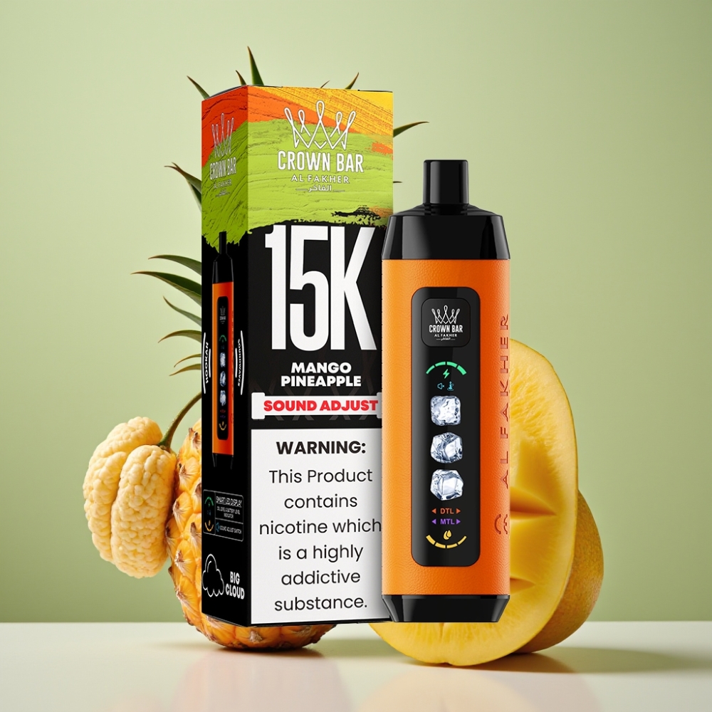 Al Fakher 15k Ice Adjust Clouds Dispositivo Desechable 15000 Puffs 22ml 850mAh Mango Piña