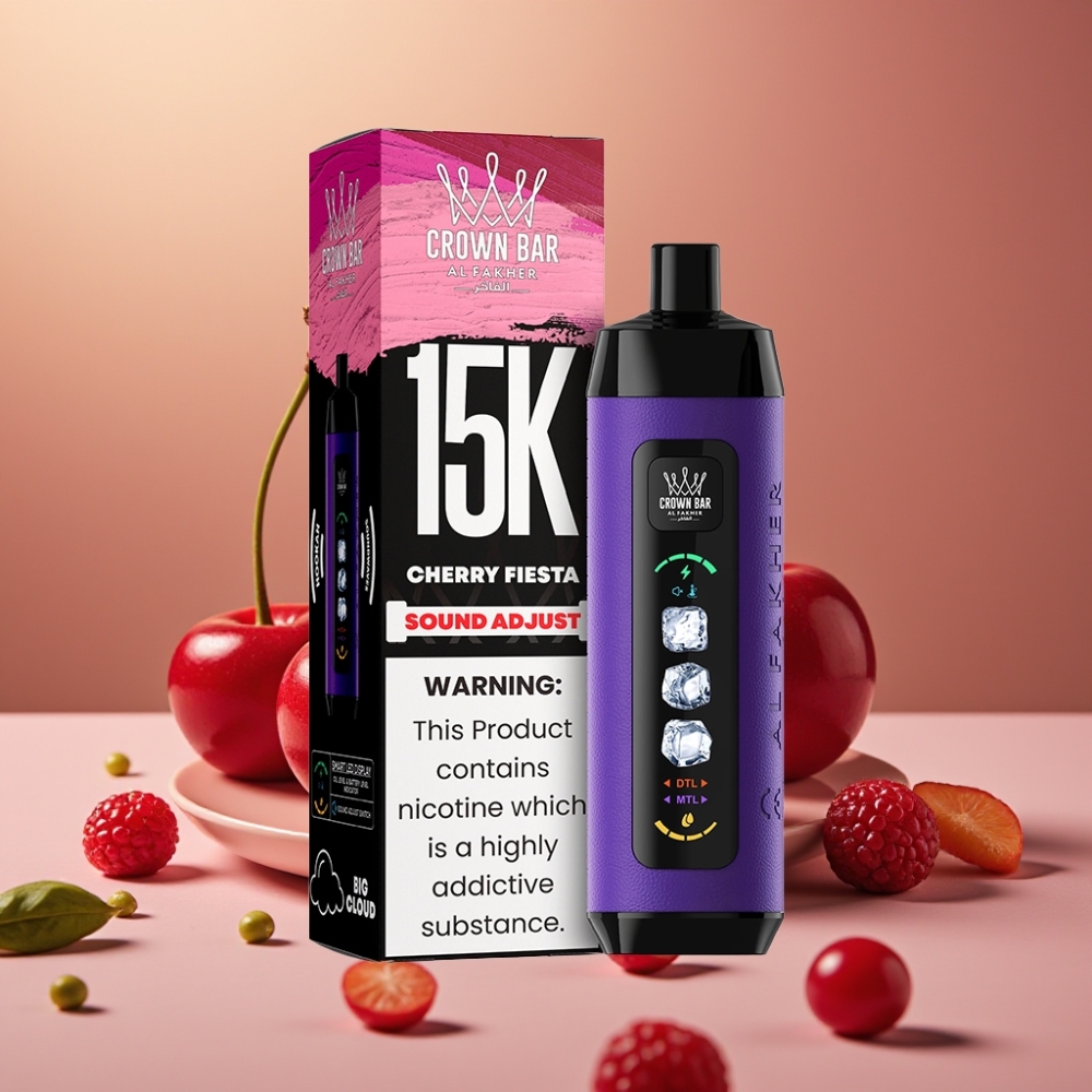 Al Fakher 15k Ice Adjust Clouds Dispositivo Desechable Cherry Fiesta 22ml 5mg