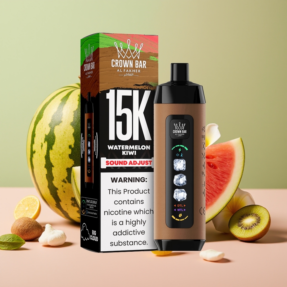 Al Fakher 15k Ice Adjust Clouds Dispositivo Desechable Sandía Kiwi 22ml 850mAh