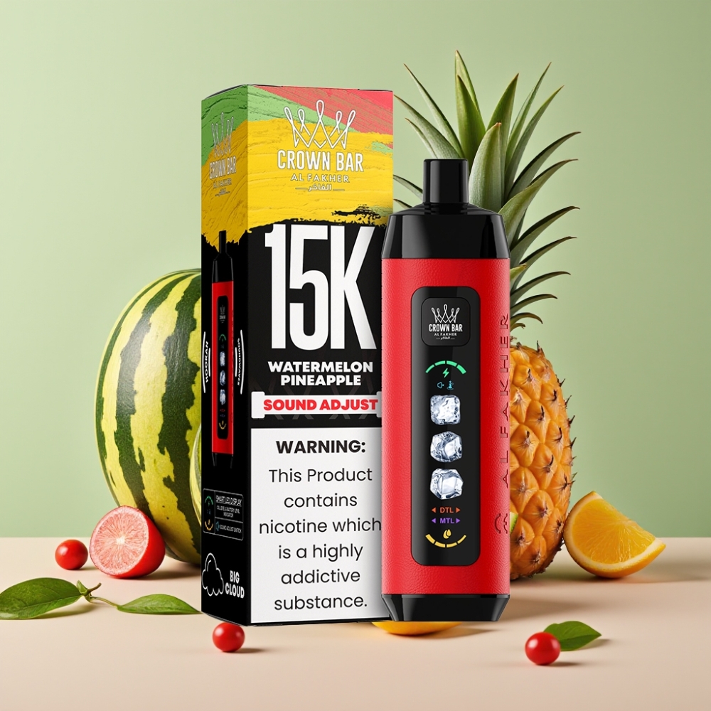 Al Fakher 15k Ice Adjust Clouds Dispositivo Desechable Sandía Piña 22ml 5mg