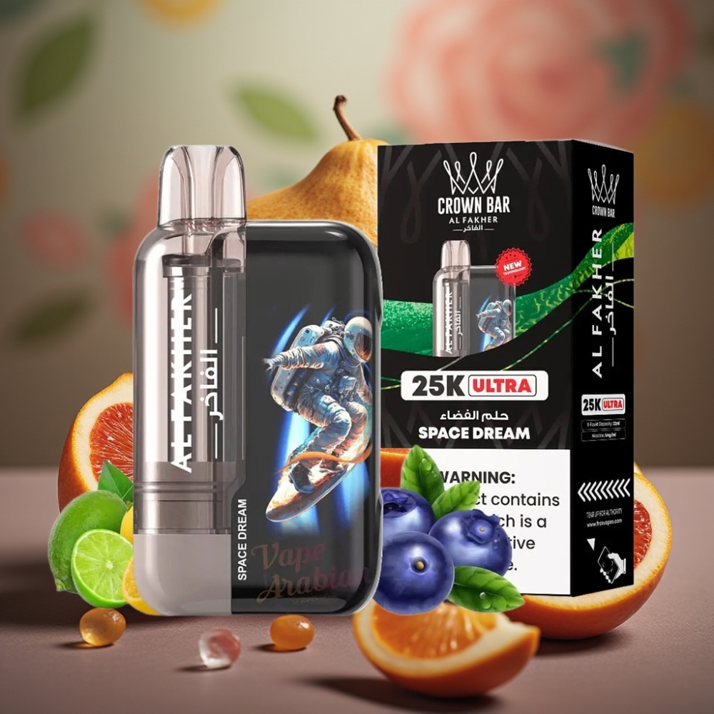 Al Fakher Crown Bar Ultra 25K Desechable 22ml 50mg/ml Space Dream