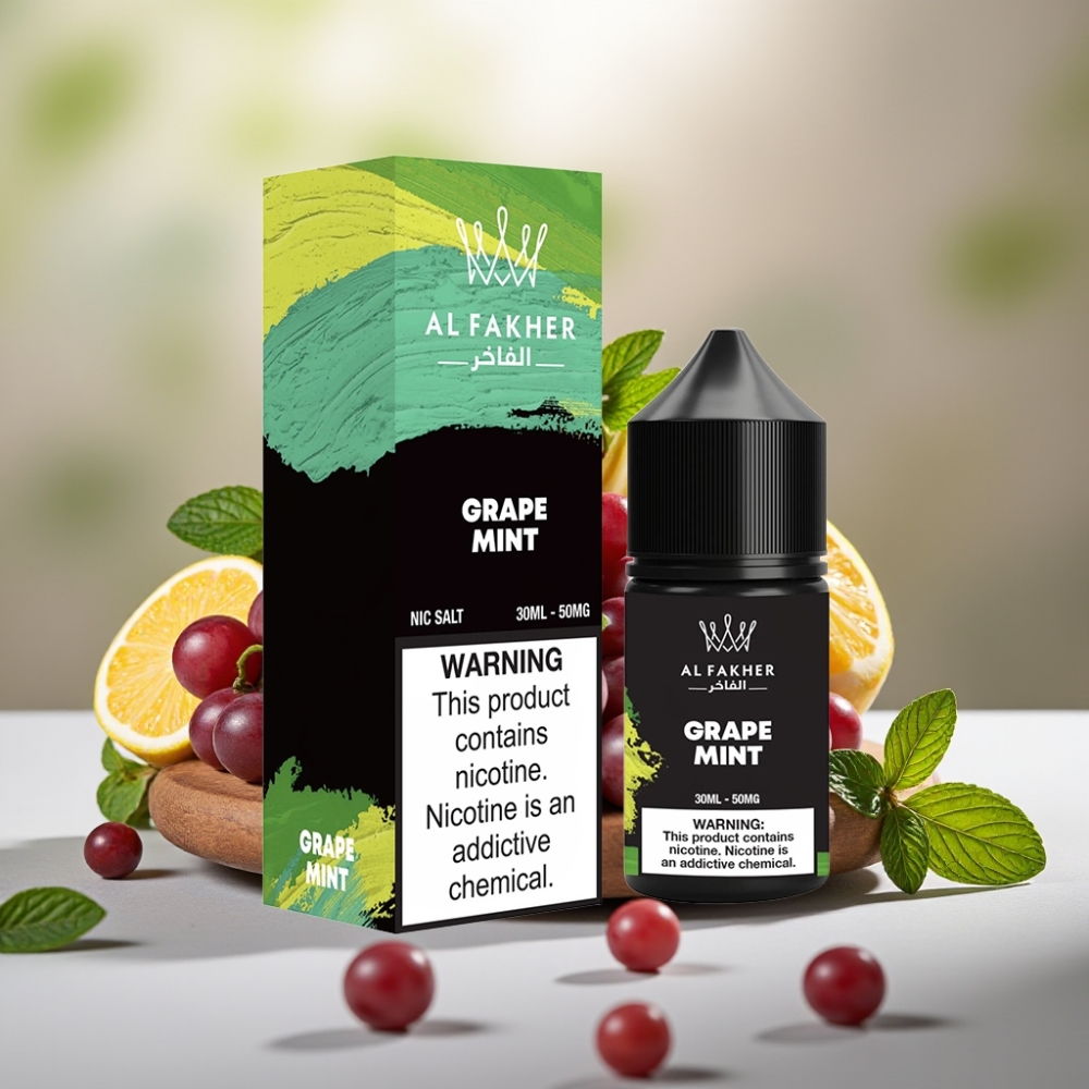 AL Fakher Nicotine Salt 6000 Puffs 50MG Uva Menta 30ml