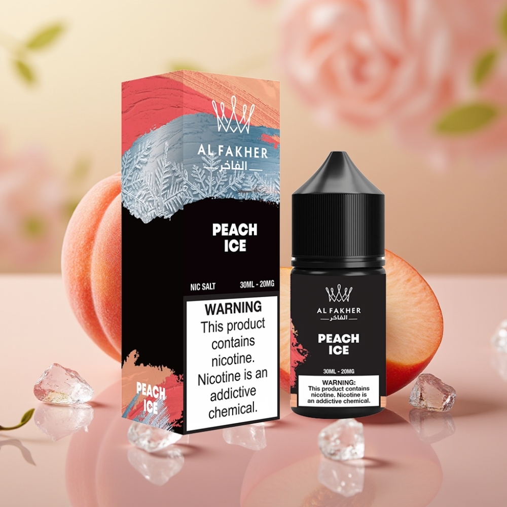 AL Fakher Nicotine Salt E-Liquid 20MG 30ml Melocotón Helado