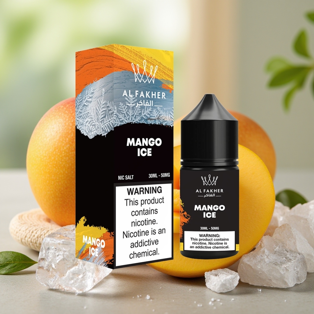 AL Fakher Nicotine Salt E-Liquid 30ml5000 puffs Mango Ice 50MG