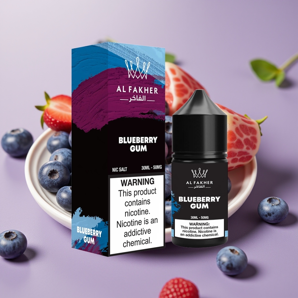 AL Fakher Nicotine Salt E-Liquid 30ml50MG Chicle de Arándano
