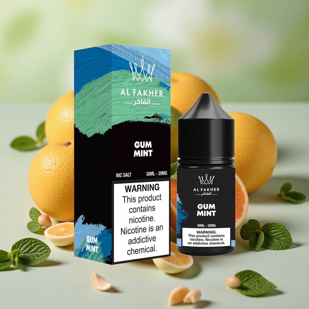 AL Fakher Nicotine Salt E-Liquid 30ml 20MG Chicle Menta Pods