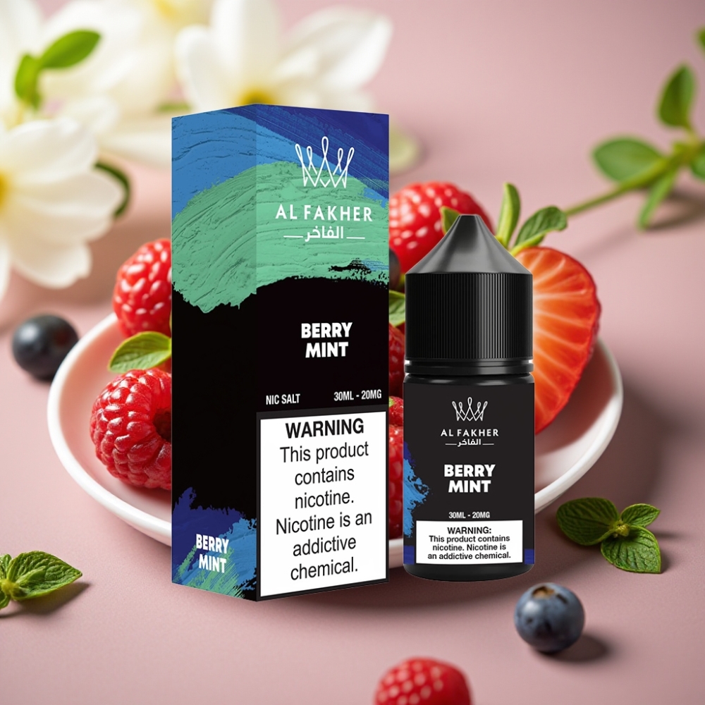 AL Fakher Nicotine Salt E-Liquid 30ml 20MG Menta Berry