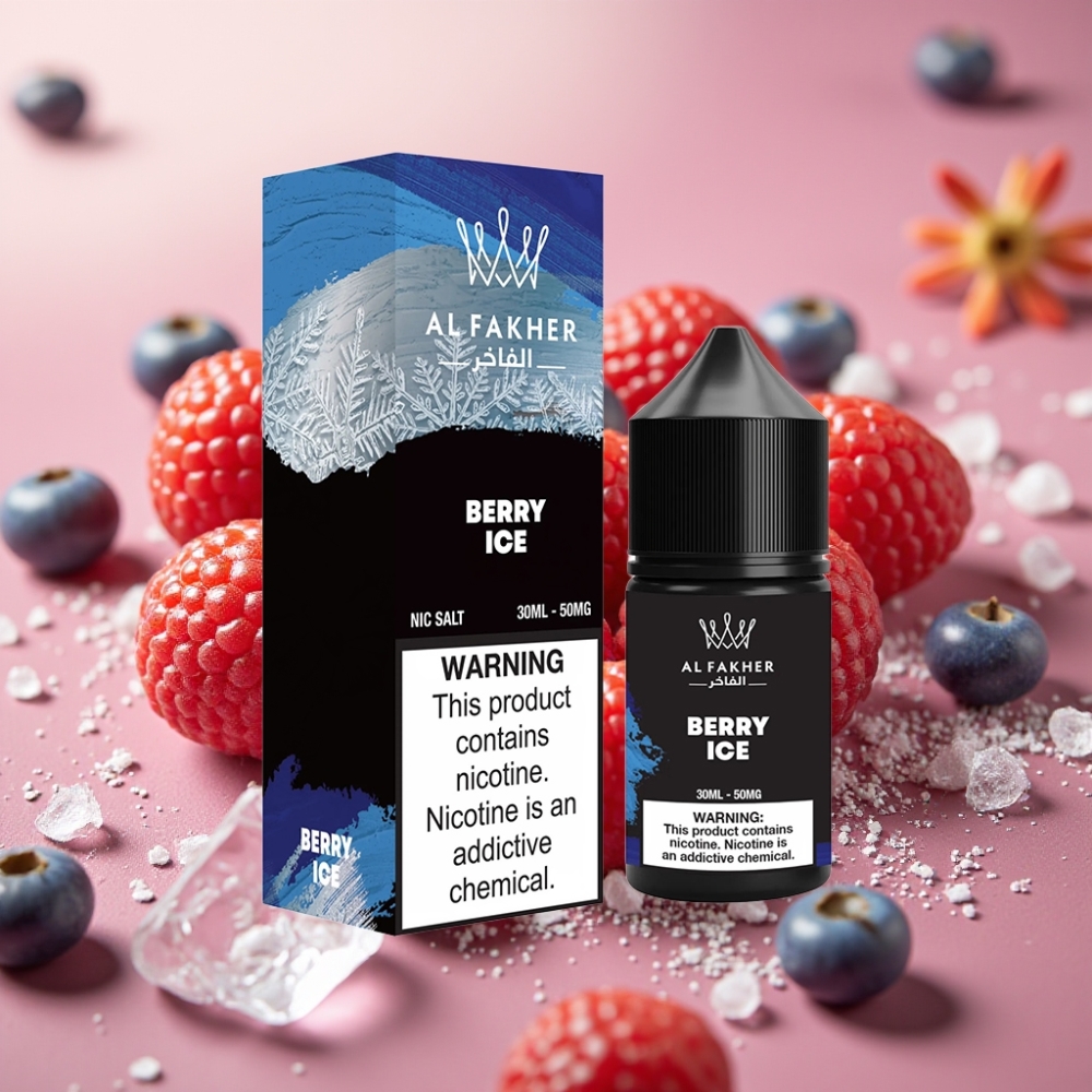 AL Fakher Nicotine Salt E-Liquid 30ml 50MG Berry Ice Pod Vape