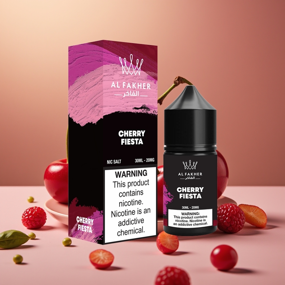 AL Fakher Nicotine Salt E-Liquid 30ml Cherry Fiesta 20MG