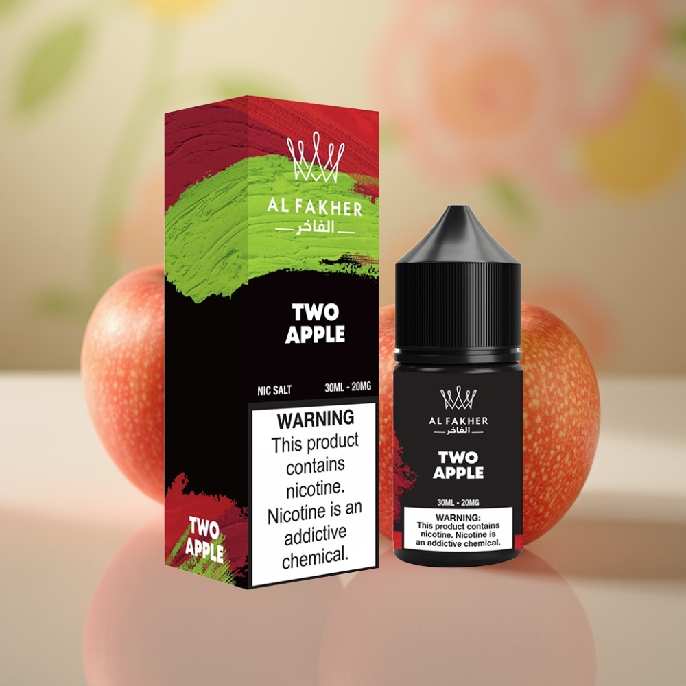 AL Fakher Nicotine Salt E-Liquid 30ml Dos Manzanas 20MG