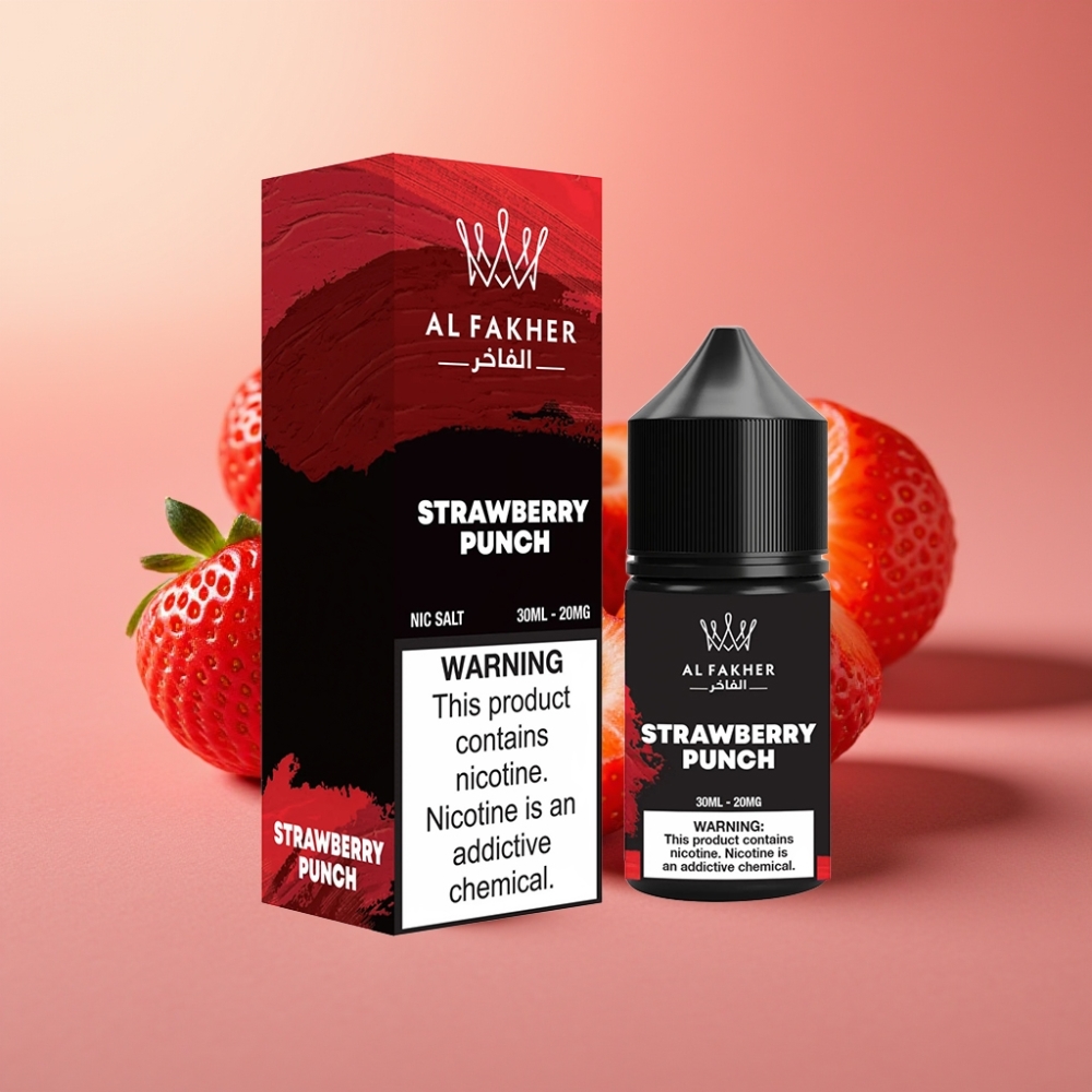 AL Fakher Nicotine Salt E-Liquid 30ml Fresas Punch 20mg