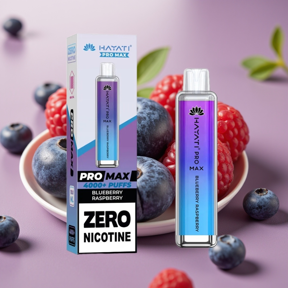 Hayati Pro Max 4000 Puffs Recargable 1400mAh Arándano Frambuesa