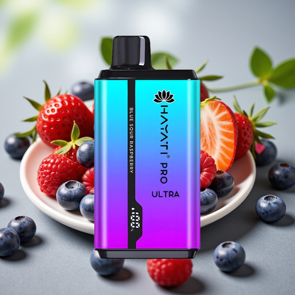 Hayati Pro Ultra 15000 Puffs 2×12ml 2% Azul-Mora Fresa Mentolado