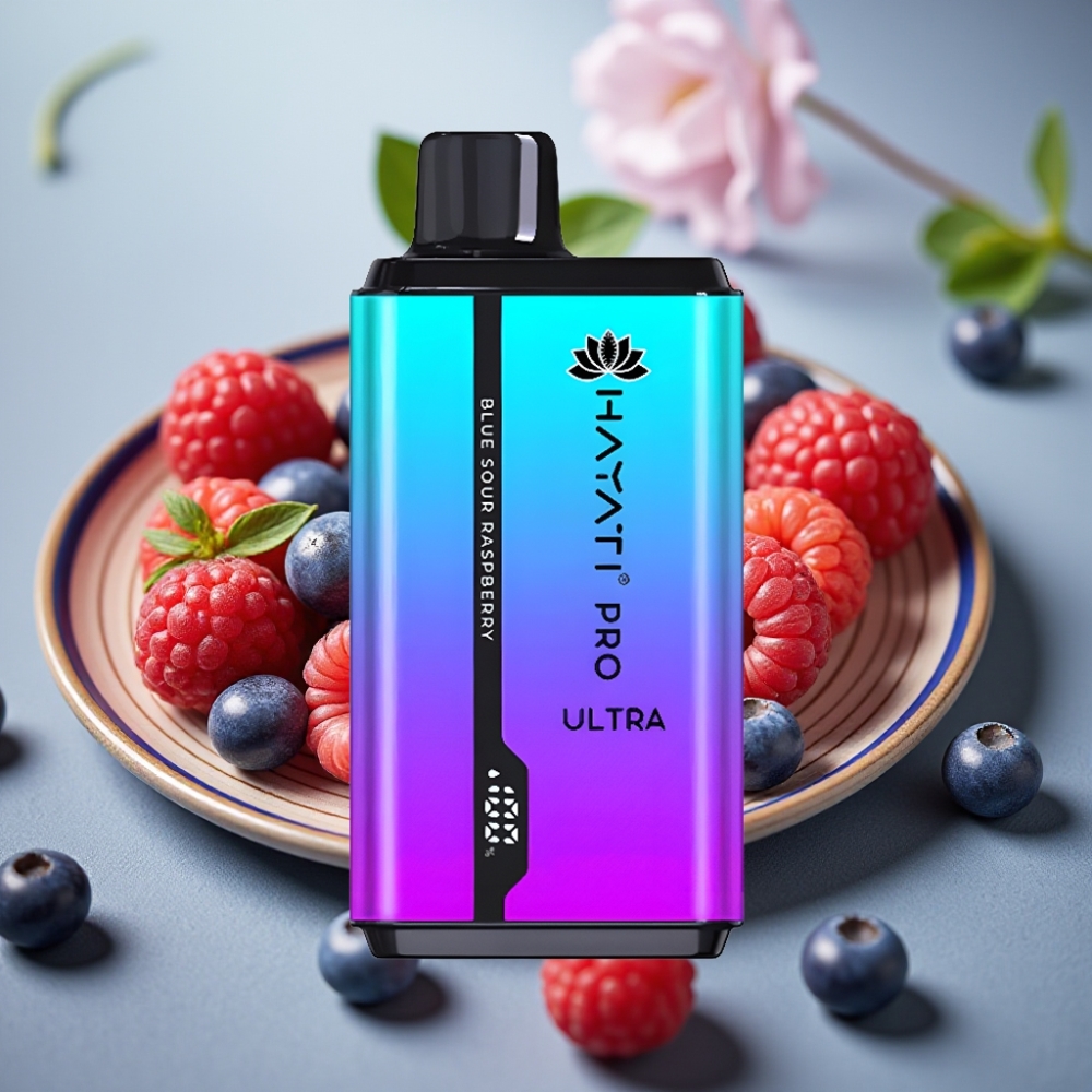 Hayati Pro Ultra 15000 Puffs 2×12ml 2% Frambuesa Azul Ácida