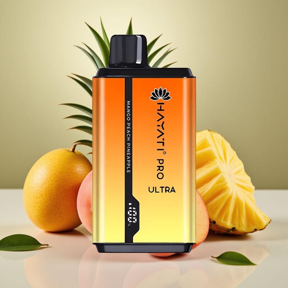Hayati Pro Ultra 15000 Puffs 2×12ml 2% Mango Melocotón Piña