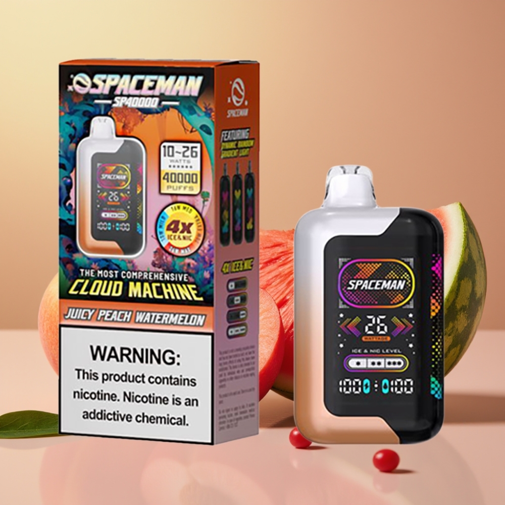 SMOK Spaceman SP40000 40000 Puffs 0% Nicotina 20ml Durazno Sandía