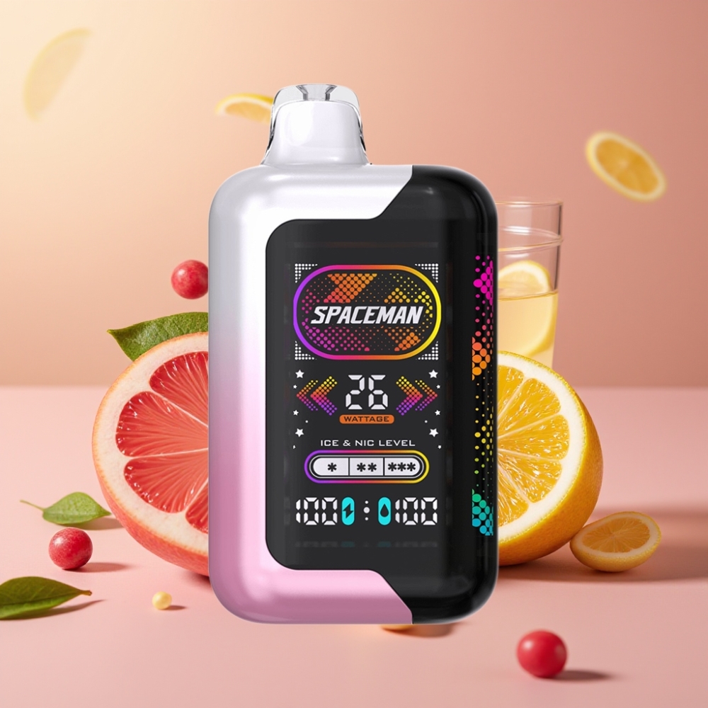 SMOK Spaceman SP40000 40000 Puffs 0% Nicotina 20ml Limonada Rosa