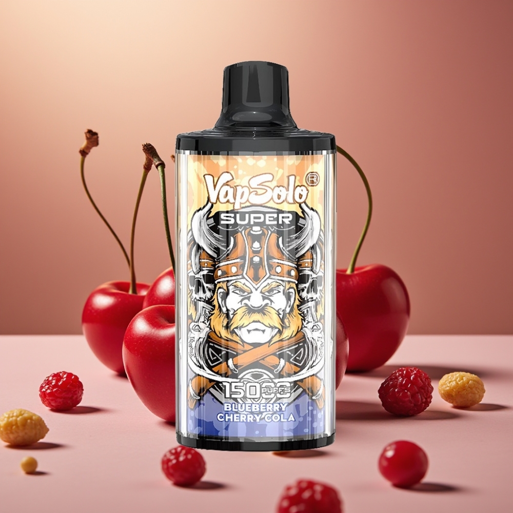 Vapsolo Super 15000 Puffs 40ml 50mg/ml Cherry Cola Mexico wholesale suppliers