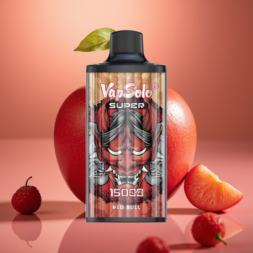 Vapsolo Super 15000 Puffs 40ml Red Bull Tipo-C 850mAh