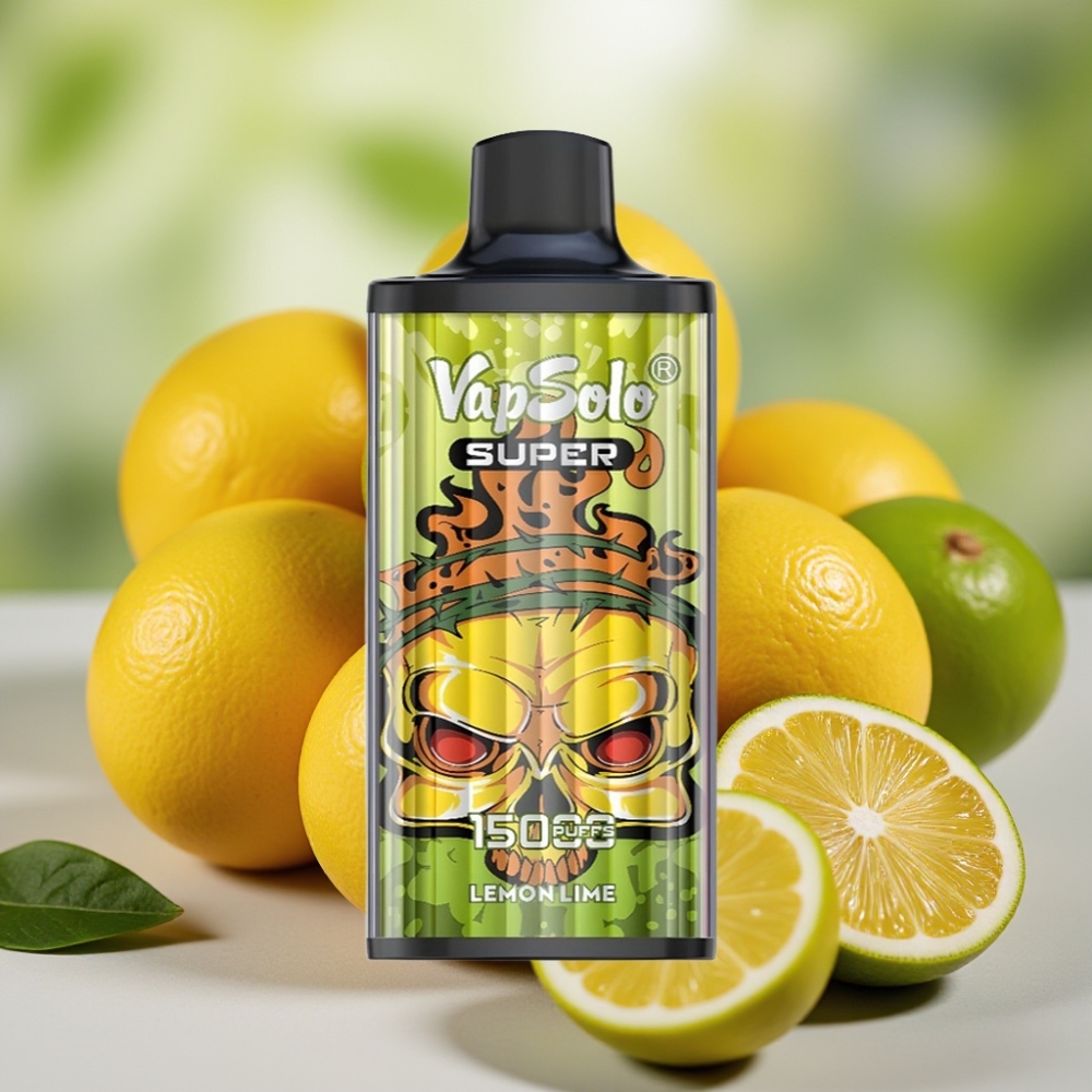 Vapsolo Super 15000 Puffs Lima Limón 40ml 50mg/ml Tipo-C