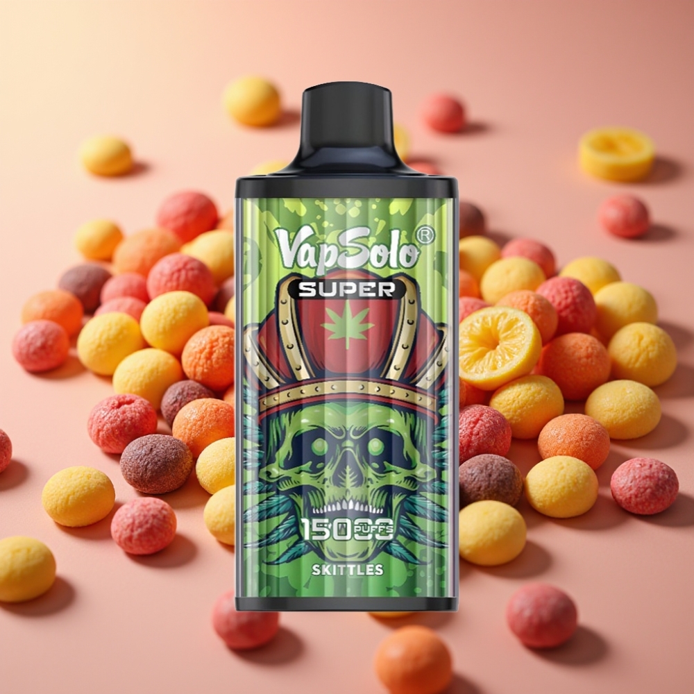 Vapsolo Super 15000 Puffs Skittles 40ml 50mg/ml Tipo-C