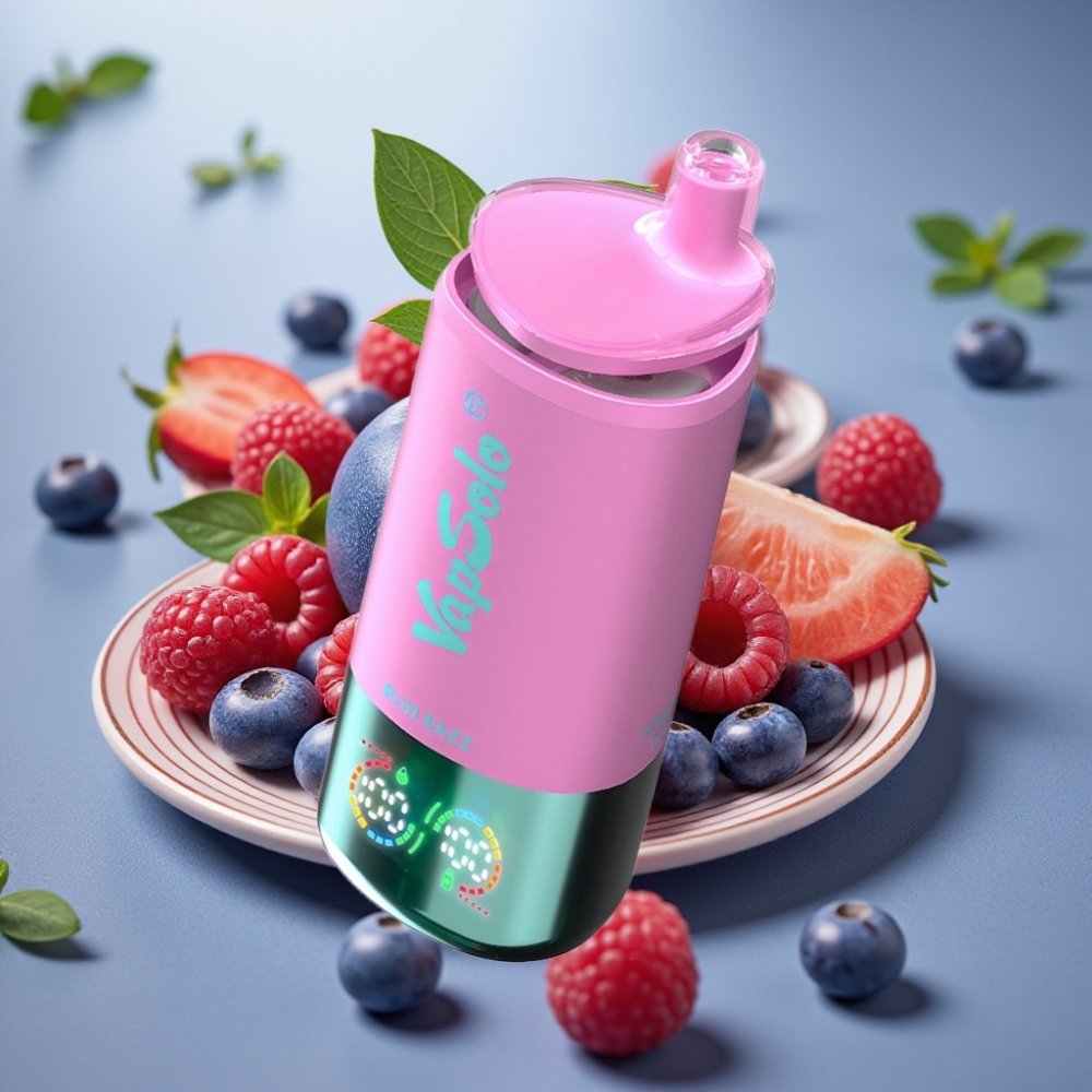 VapSolo Triple 30000 Puffs 40ml 20mg/50mg Azul Frambuesa