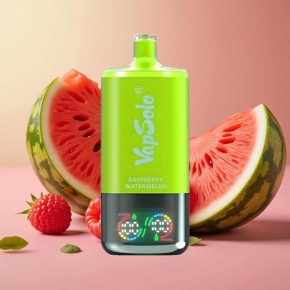 VapSolo Triple 30000 Puffs 40ml Frambuesa Sandía Tipo-C 50mg/ml