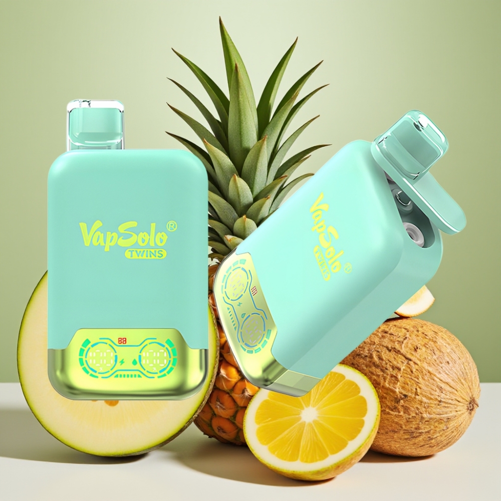 Vapsolo Twins 20000 Puffs 40ml 20mg/50mg Triple Melón & Piña Coco