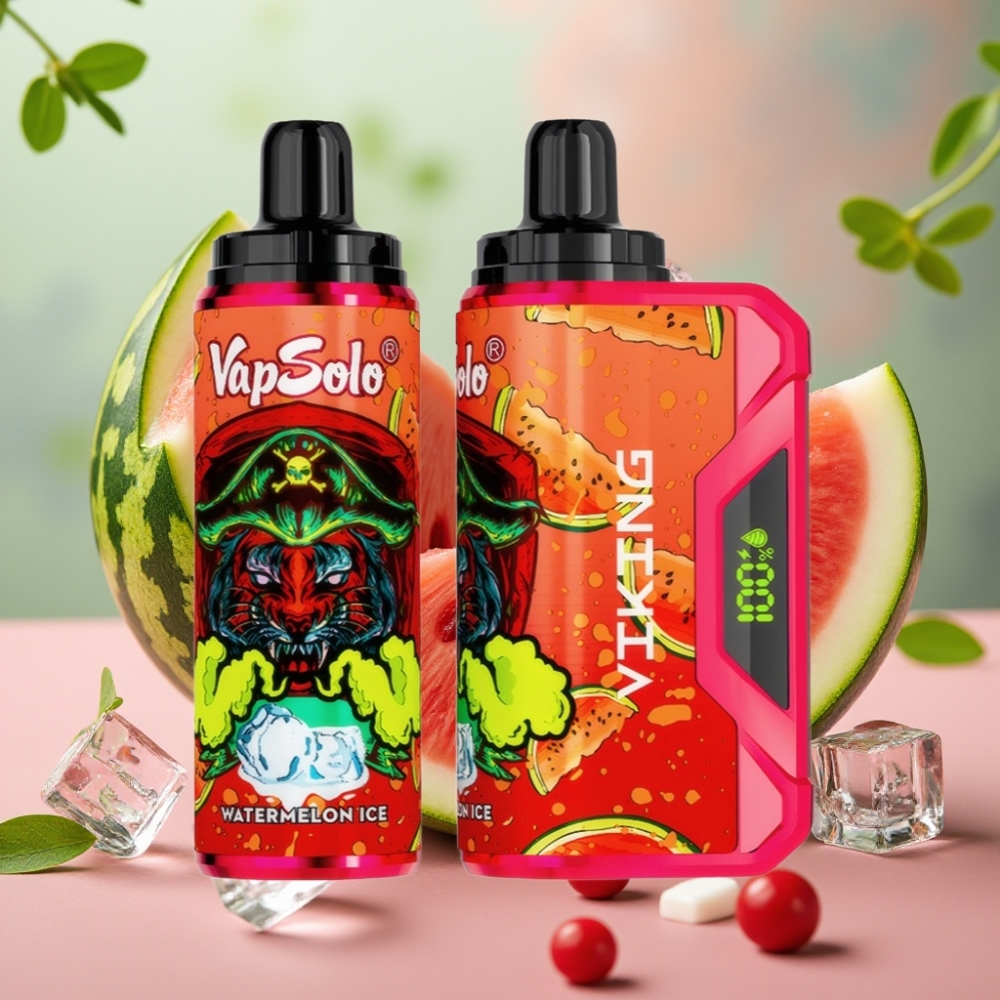 VapSolo VIKING 12000 Puffs 22ml Sandía Helada Tipo-C