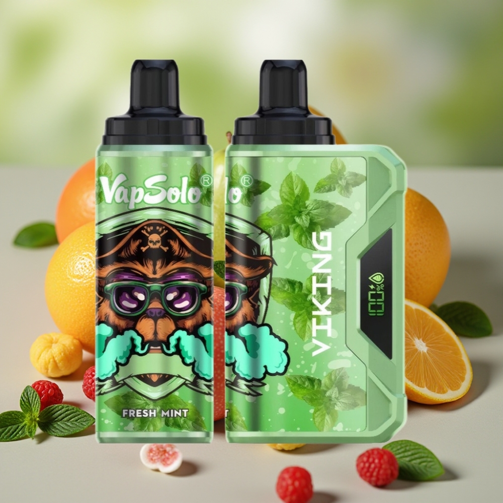 VapSolo VIKING 12000 Puffs Mentolado Fresco 22ml 20/50mg/ml