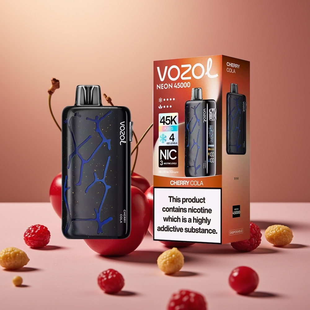 Vozol Neon 45K 45000 Puffs Desechable 20ml Cherry Cola Ajustable