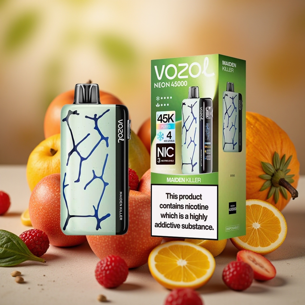 Vozol Neon 45K 45000 Puffs Vape Desechable 20ml 50mg Asesina de la Doncella