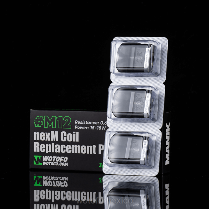 Wotofo Vape Review - Wotofo MANIK mini cápsula de repuesto VLN688 bobina m12 nexmesh incorporada 3uds